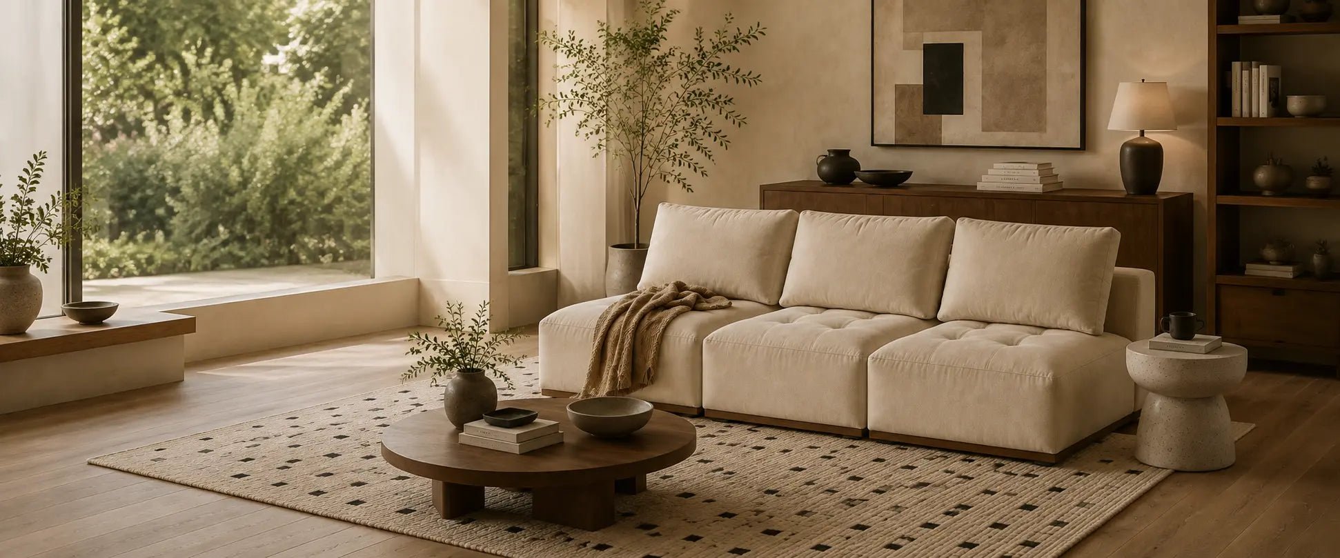 How to Plan a Modular Sofa Layout for Your Living Room - WinSpaces