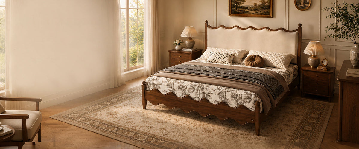 How to Style an Upholstered Bed as a Bedroom Focal Point - WinSpaces