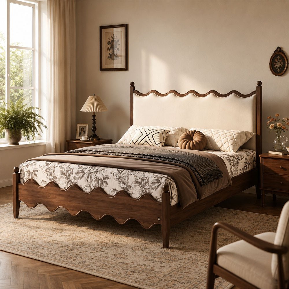 Aveline Scalloped Upholstered Bed by WinSpaces