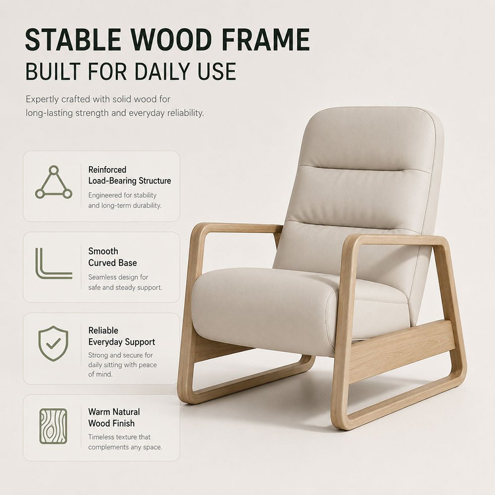 Avelor Leather Recliner Lounge Chair, product view 14 by WinSpaces