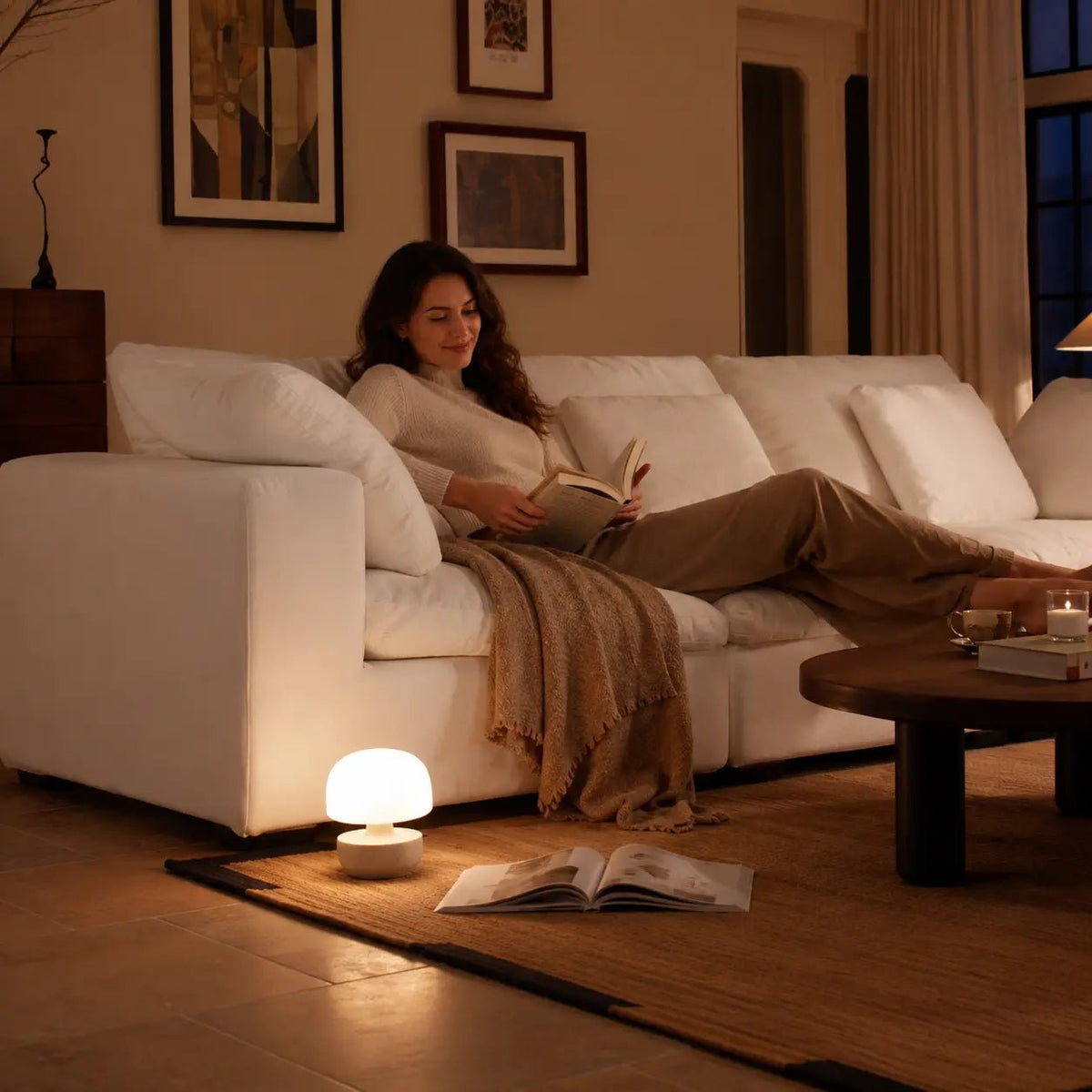 Lunora Modular Linen Fabric SofaWinSpaces