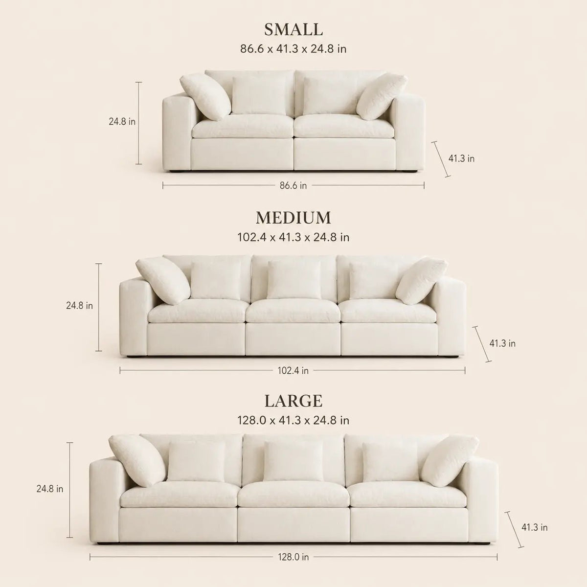Lunora Modular Linen Fabric SofaWinSpaces