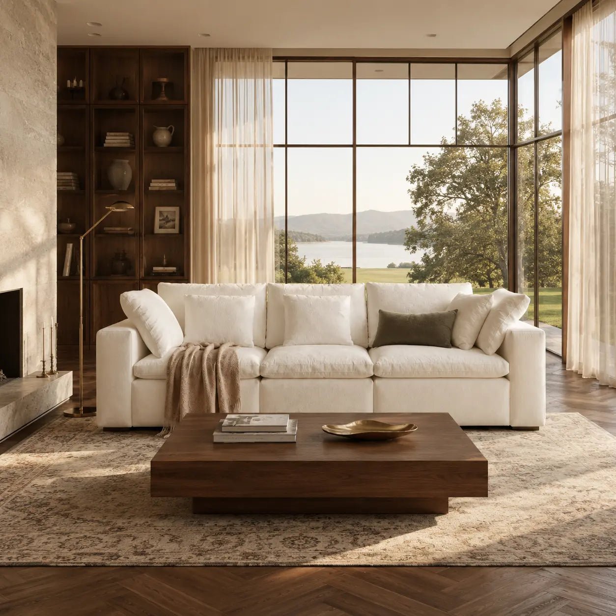 Lunora Modular Linen Fabric SofaWinSpaces