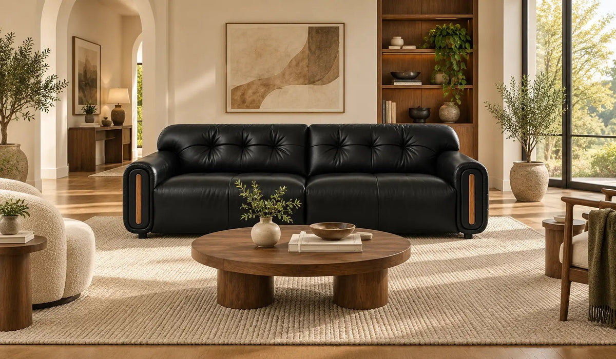 How to Choose a Leather Sofa for Your Living Room - WinSpaces
