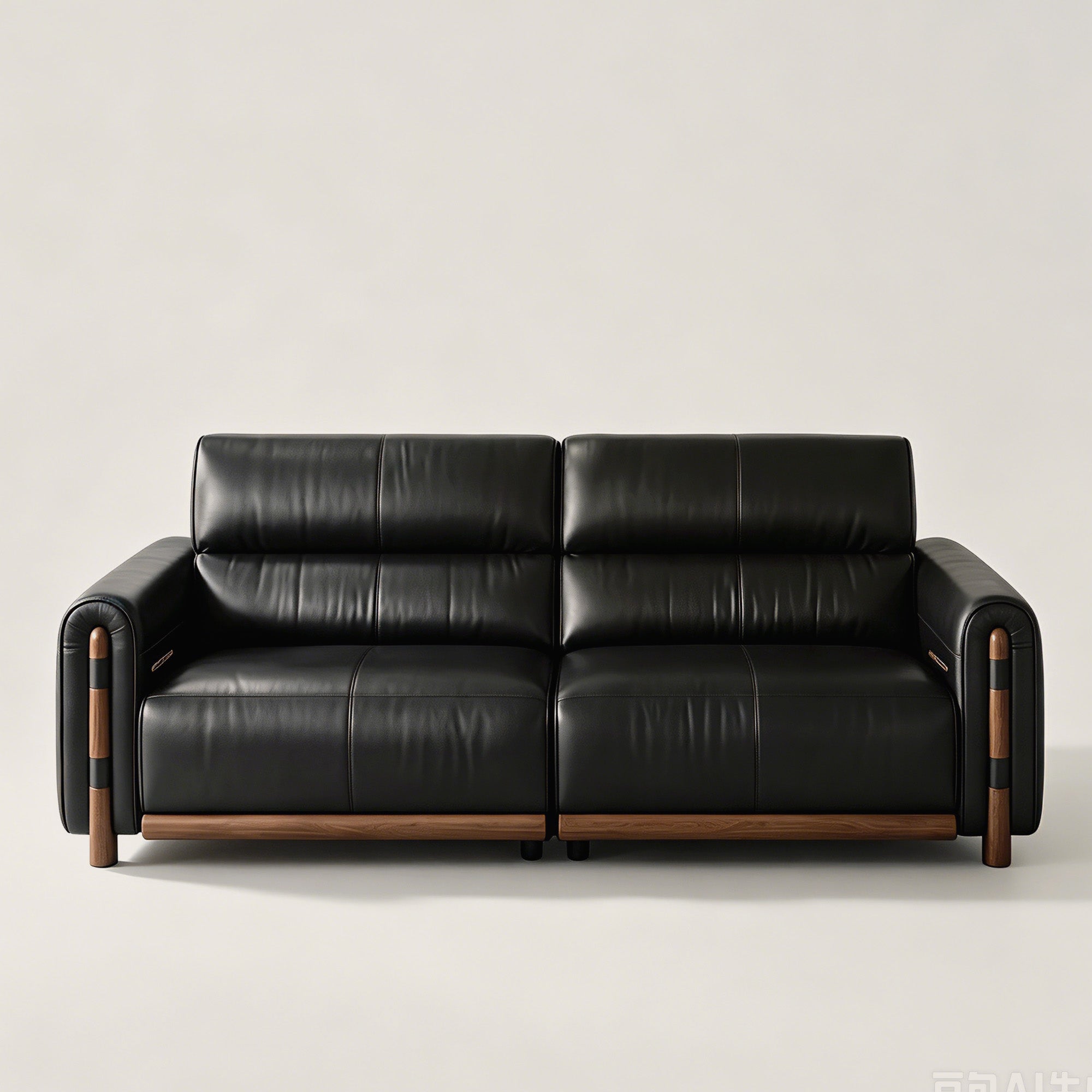 Aurelius Modern Leather Sofa, product view 17 by WinSpaces