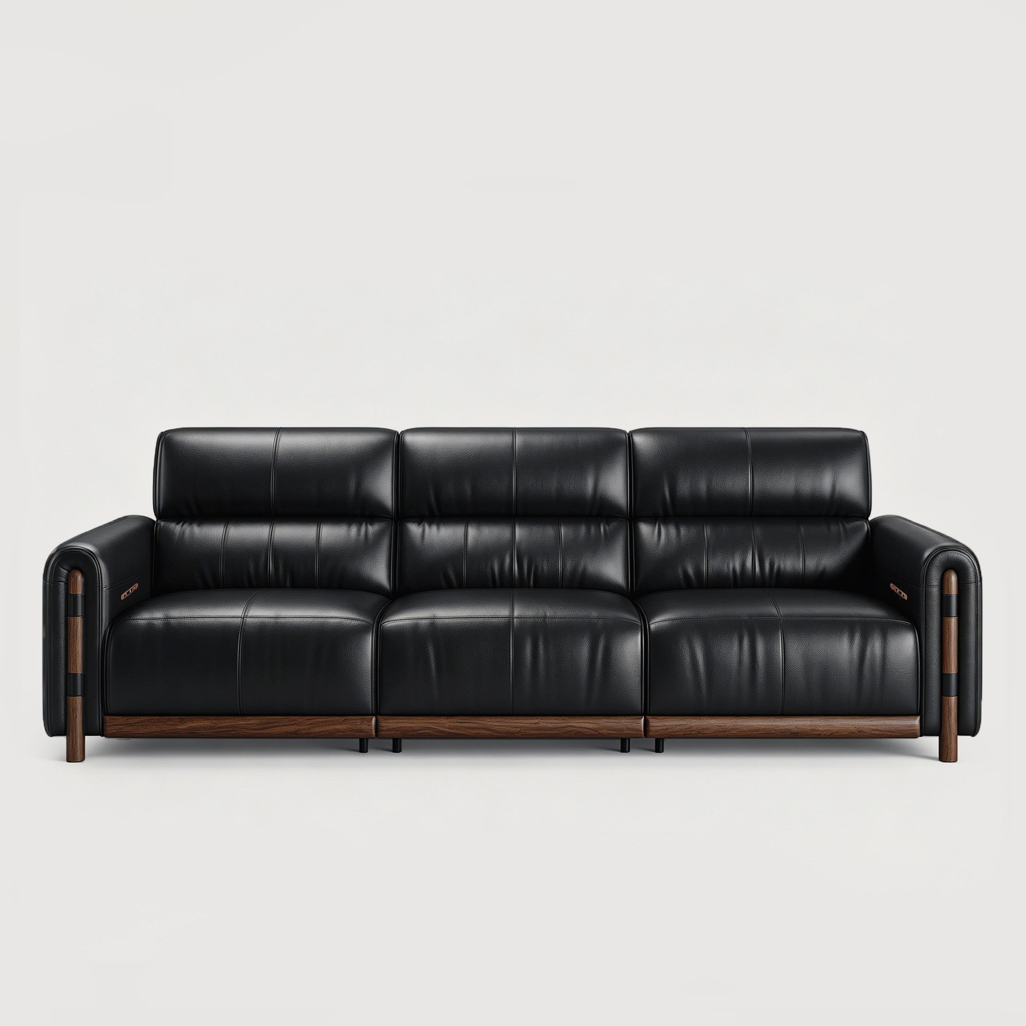 Aurelius Modern Leather Sofa, product view 18 by WinSpaces