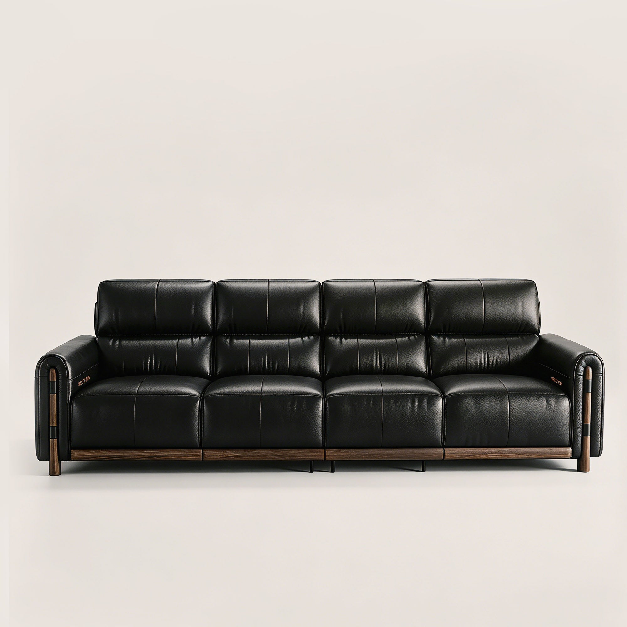 Aurelius Modern Leather Sofa, product view 19 by WinSpaces