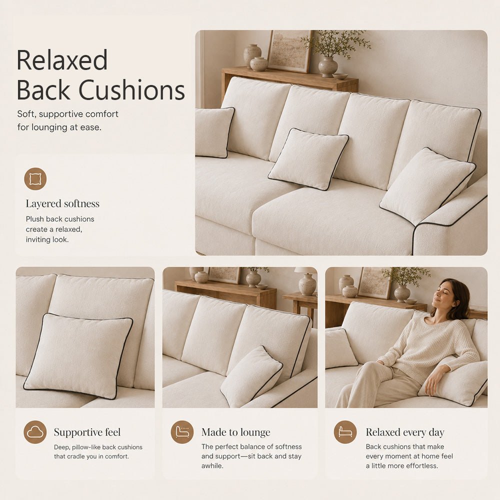 Lunora Natural Linen-Blend Sofa, product view 12 by WinSpaces