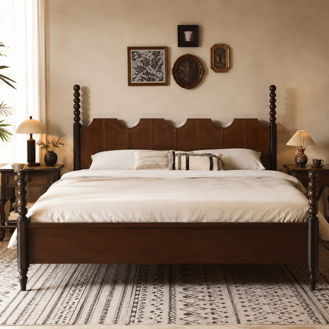 Marlowe Scalloped Solid Wood Platform Bed by WinSpaces
