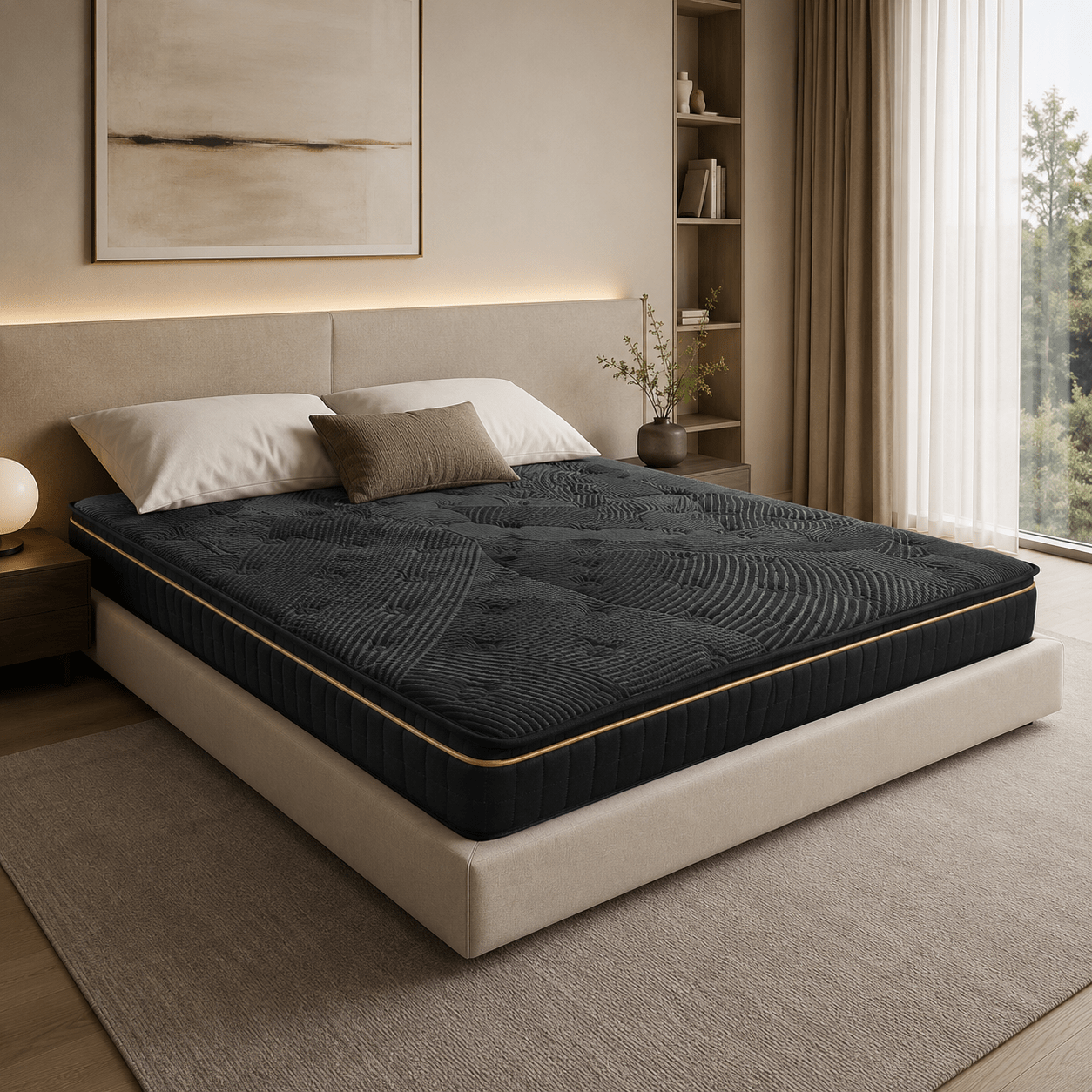 Nocturne 8.7″ Breathable Pocket Spring Hybrid Mattress by WinSpaces