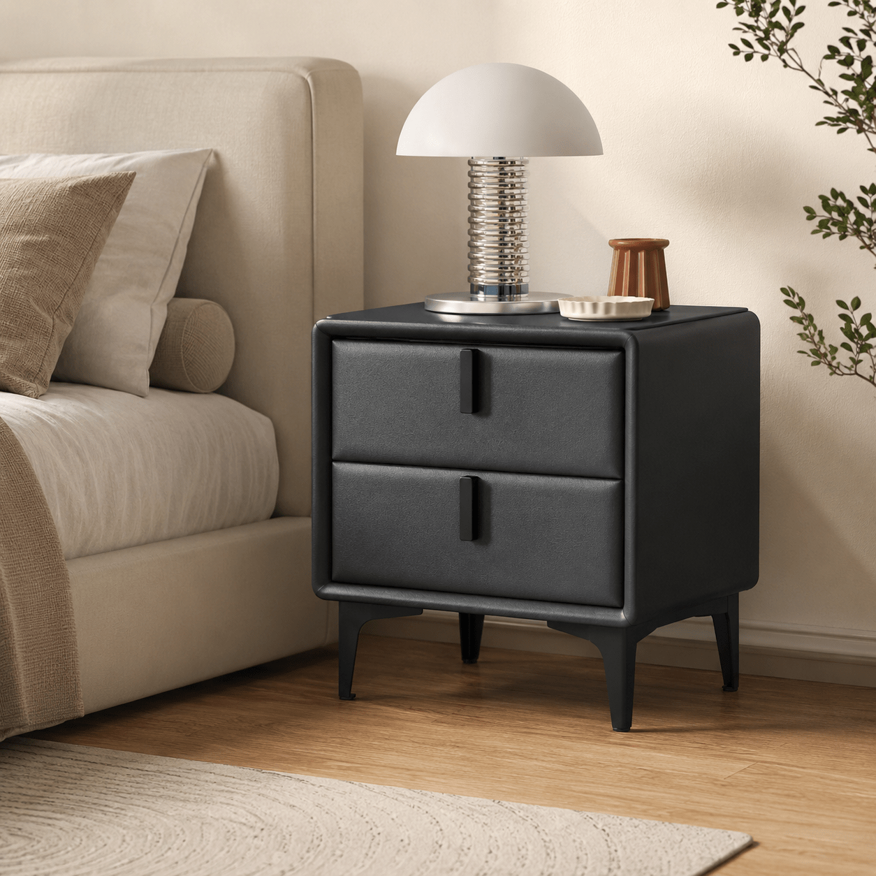 Nora Solid Wood Nightstand by WinSpaces