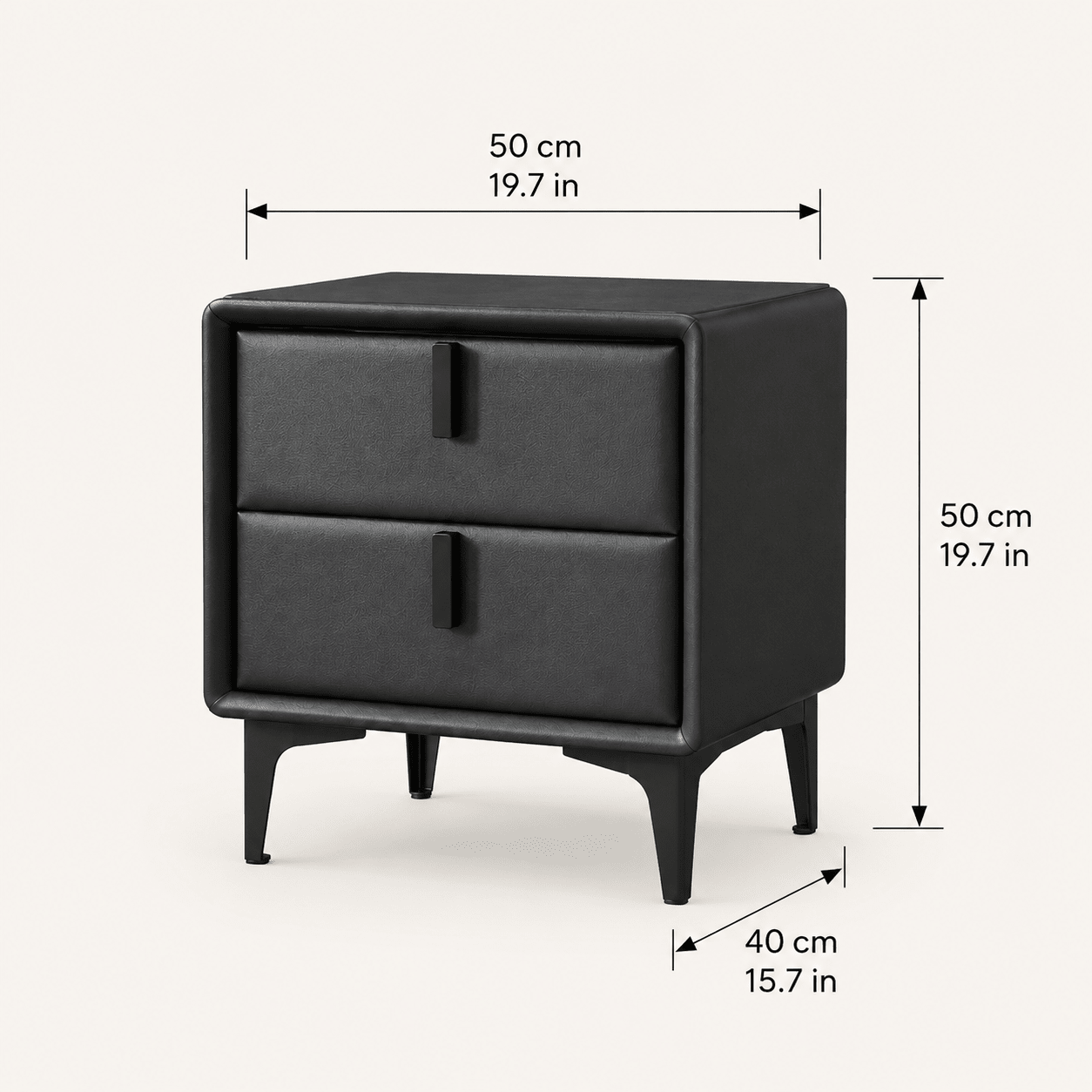 Nora Solid Wood Nightstand, product view 10 by WinSpaces